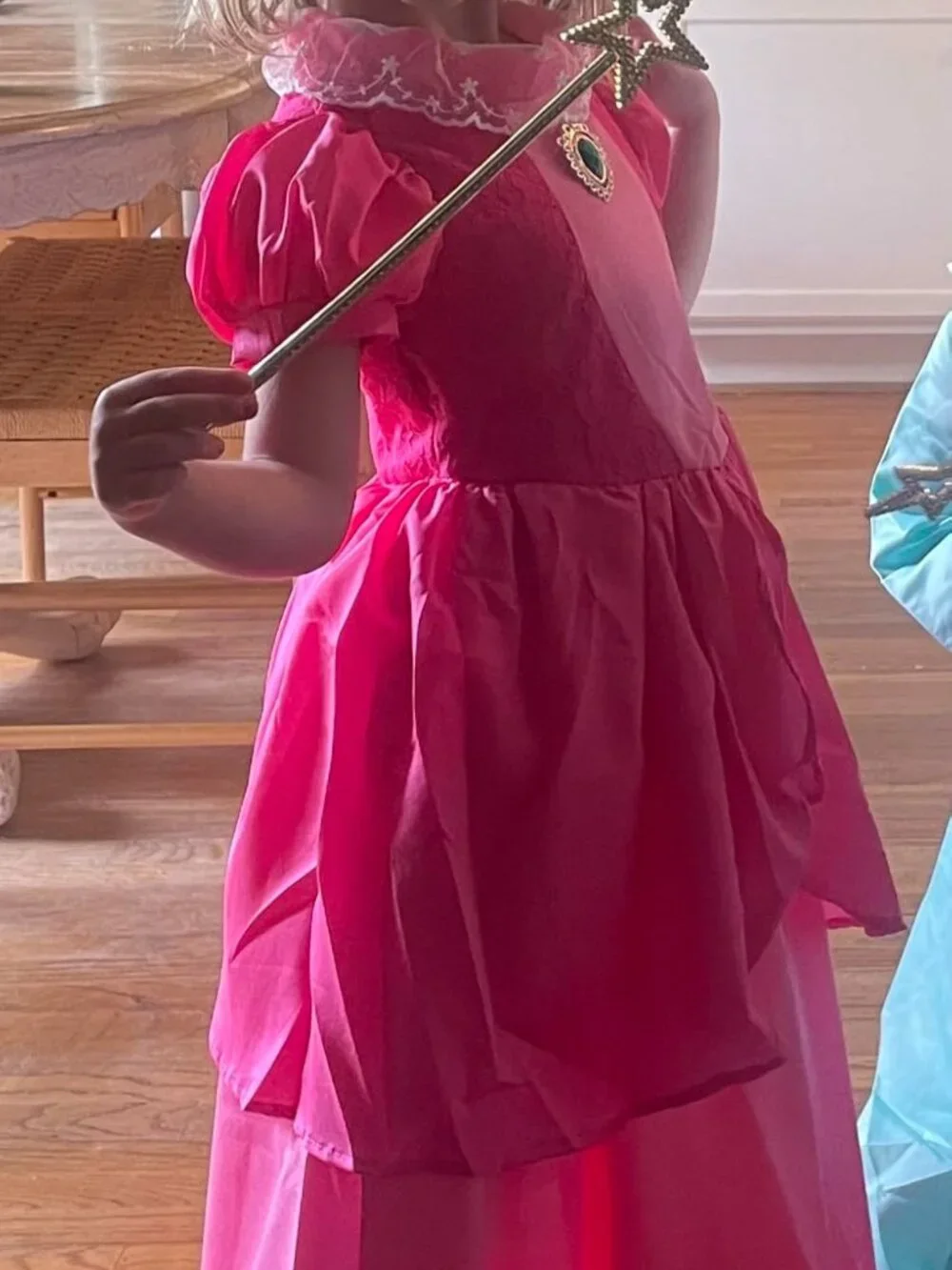 Adorable Princess Peach Costume Ball Gown Dress Size 8-10